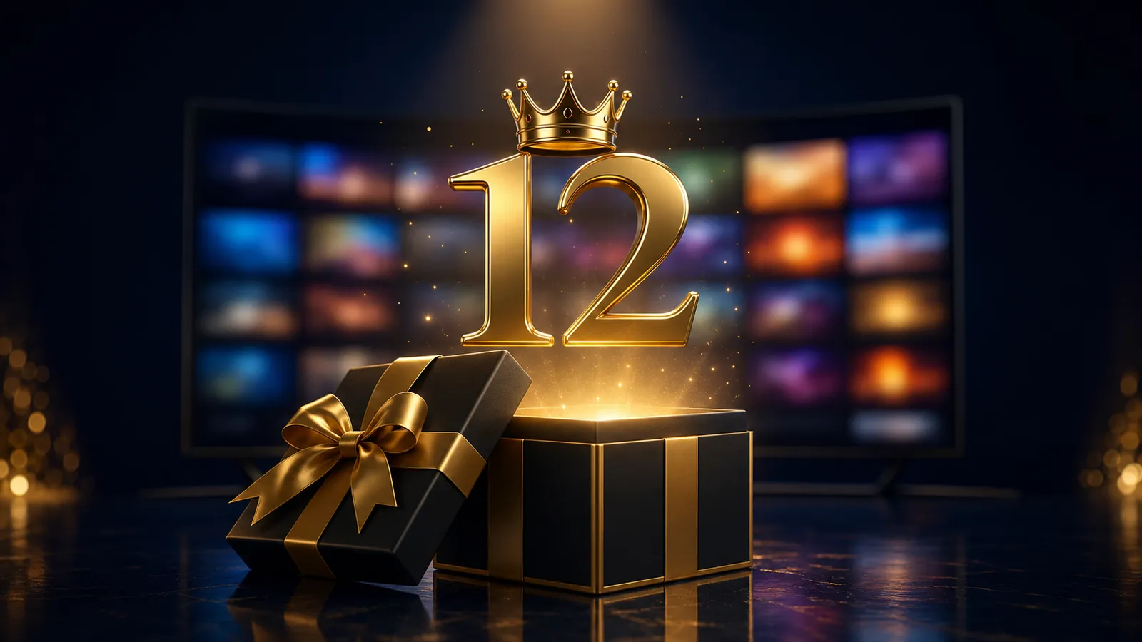 Abonnement IPTV 12 mois Premium : offre annuelle 4K avec +20 000 chaînes